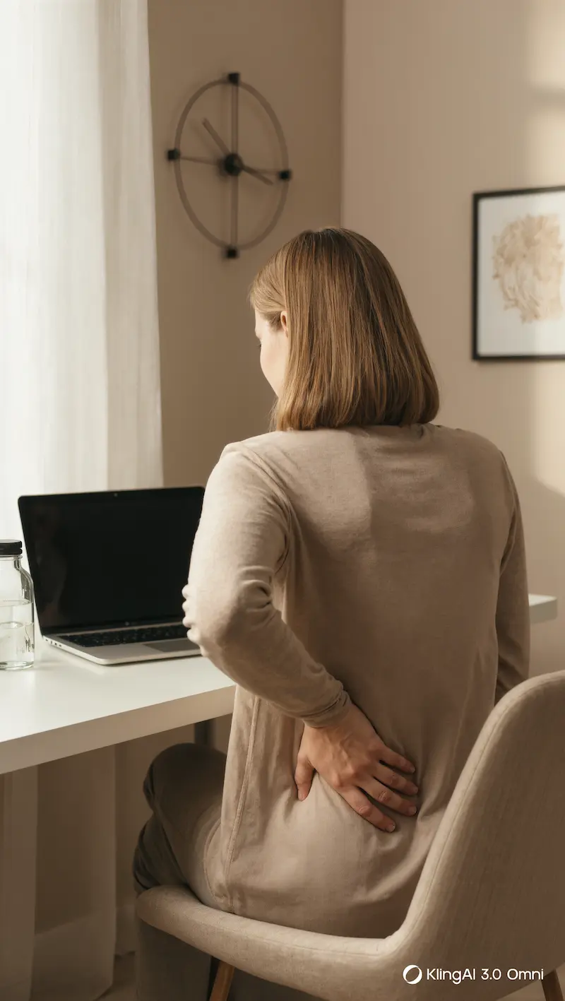 Nackenschmerzen durch Büroarbeit